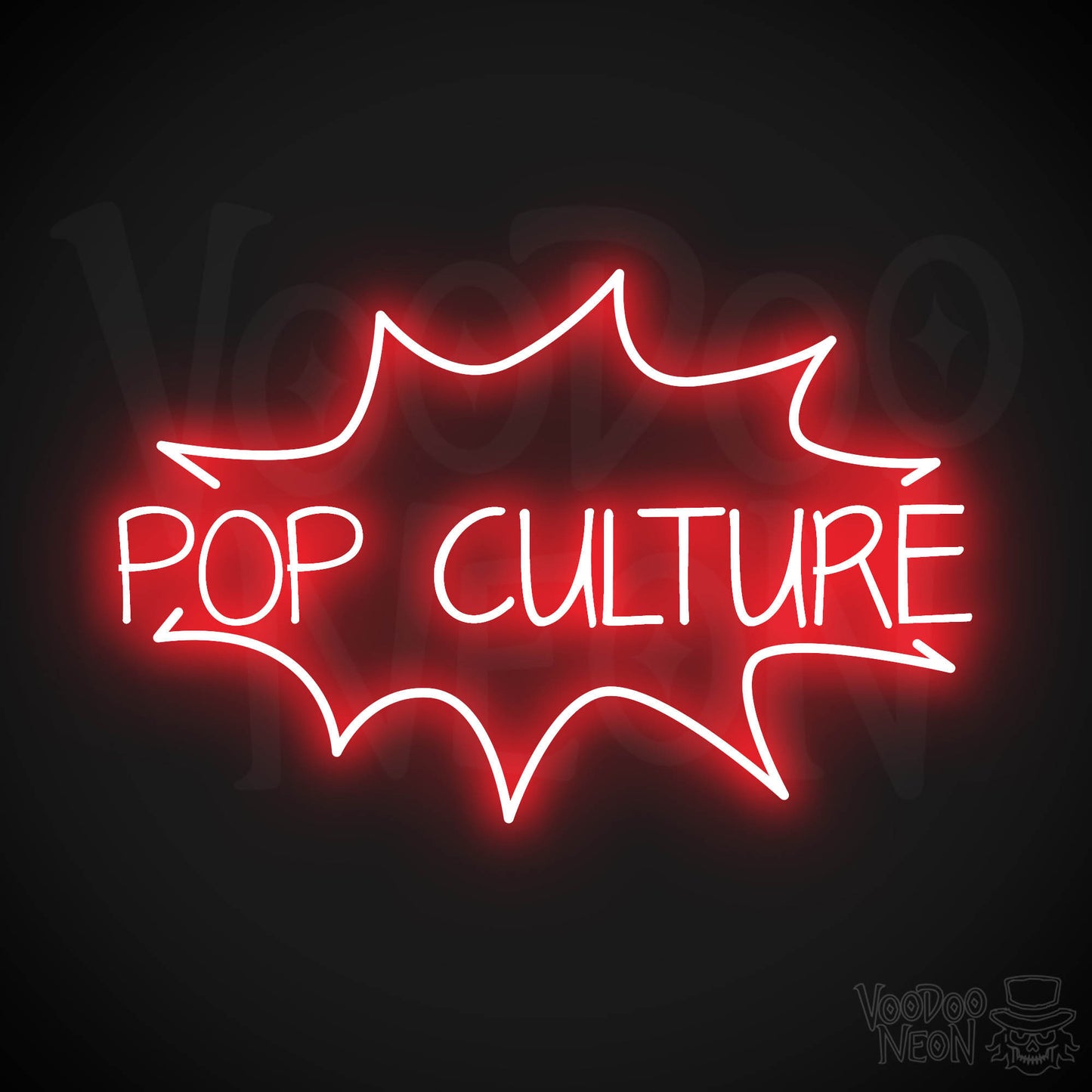 Pop Culture LED Neon - Red