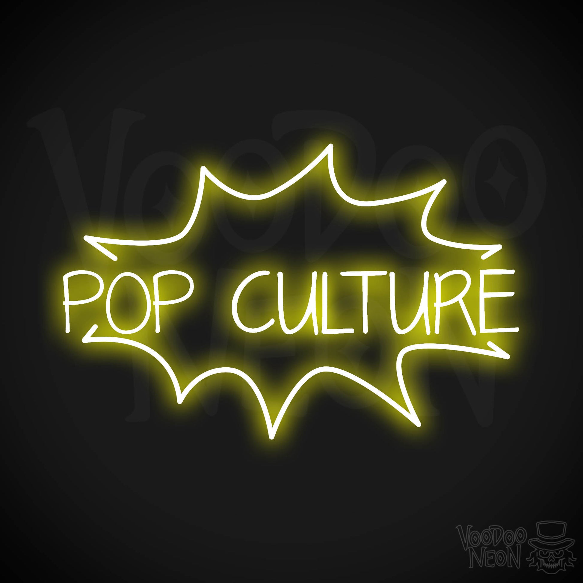 Pop Culture LED Neon - Yellow