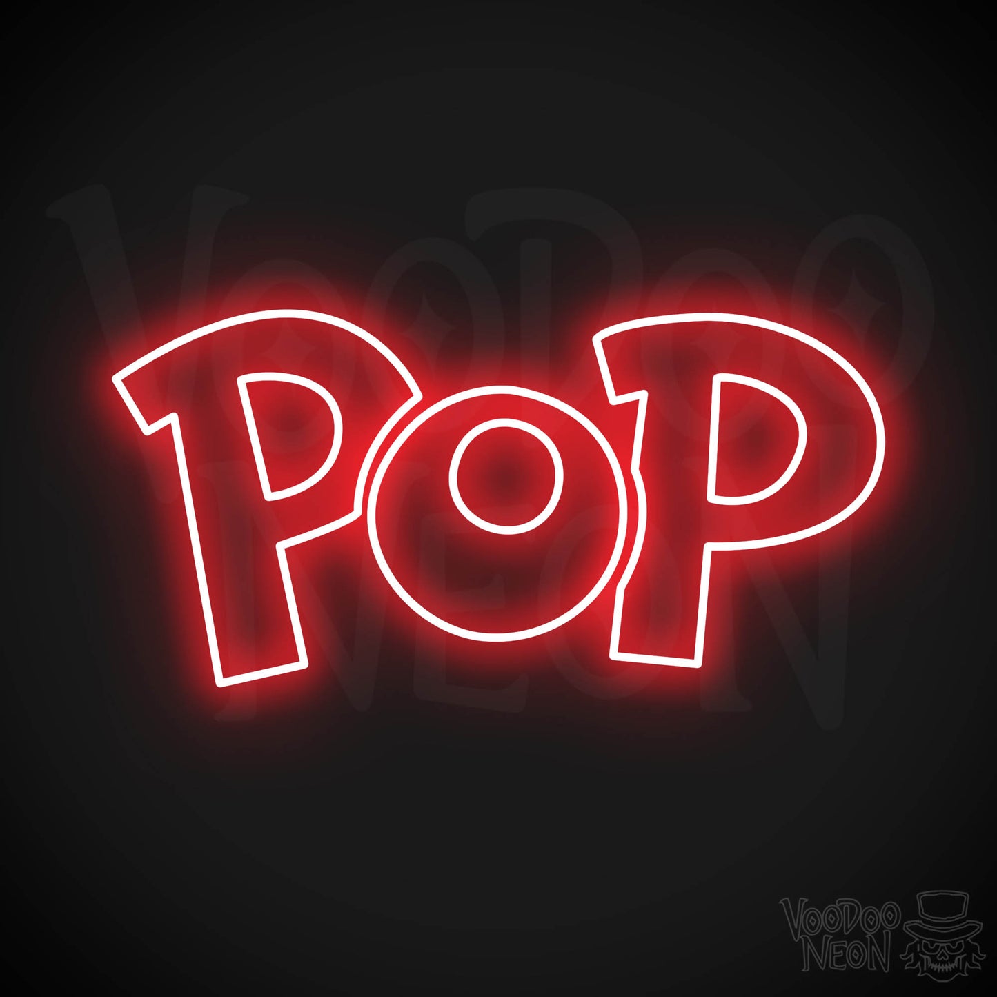 Pop LED Neon - Red