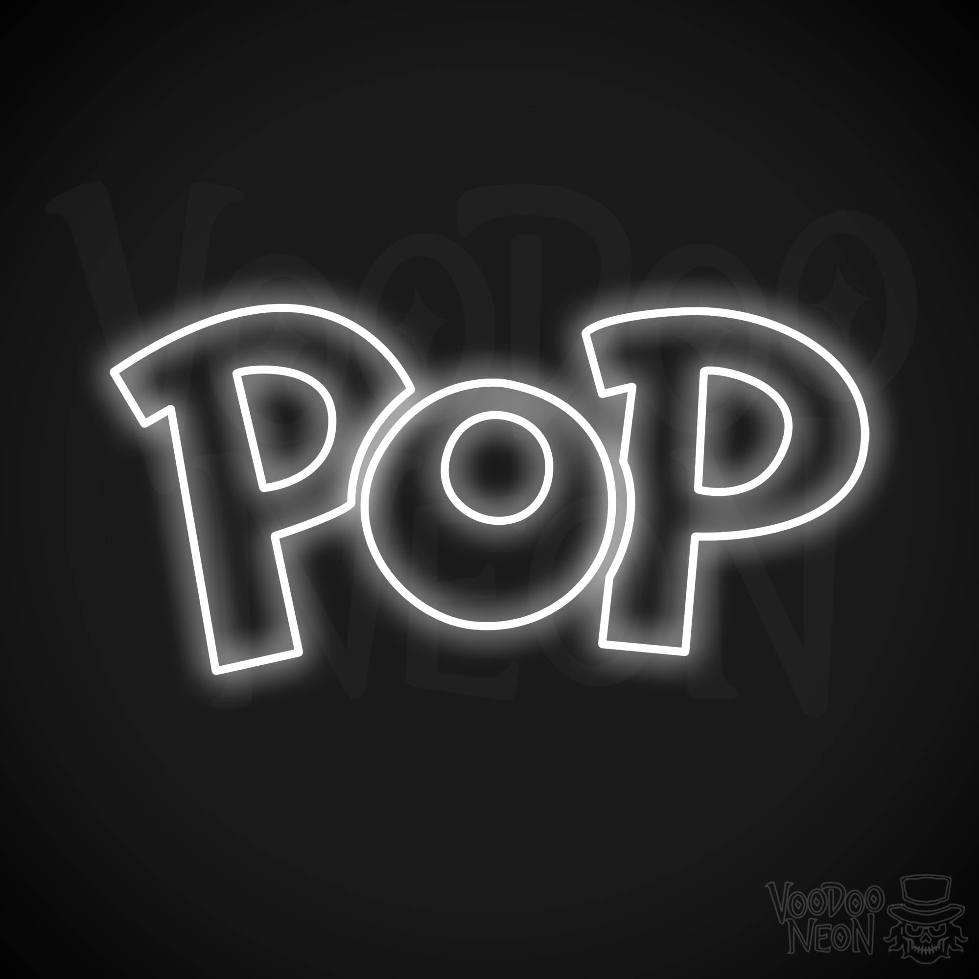Pop Neon Sign | Neon Pop Sign – Voodoo Neon