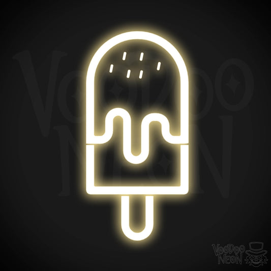 Popsicle Neon Sign - Popsicle Neon Wall Art - Color Warm White