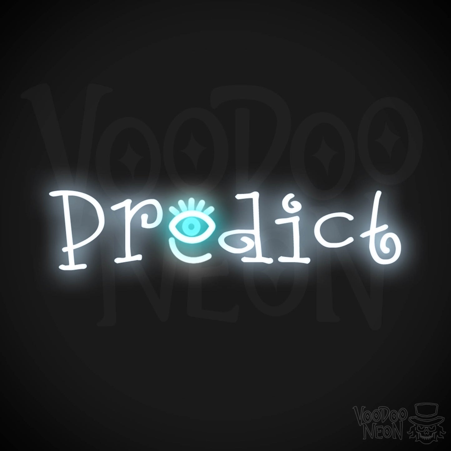 Predict Neon Sign - Neon Predict Sign - Color Multi-Color