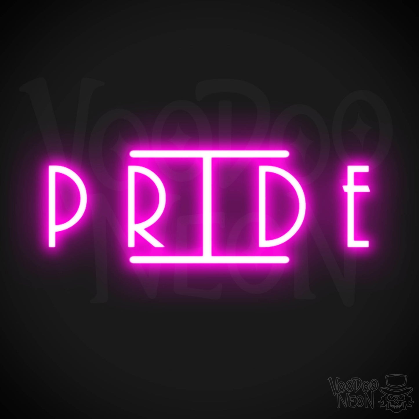 Pride Neon Sign - Neon Pride Sign - Color Pink