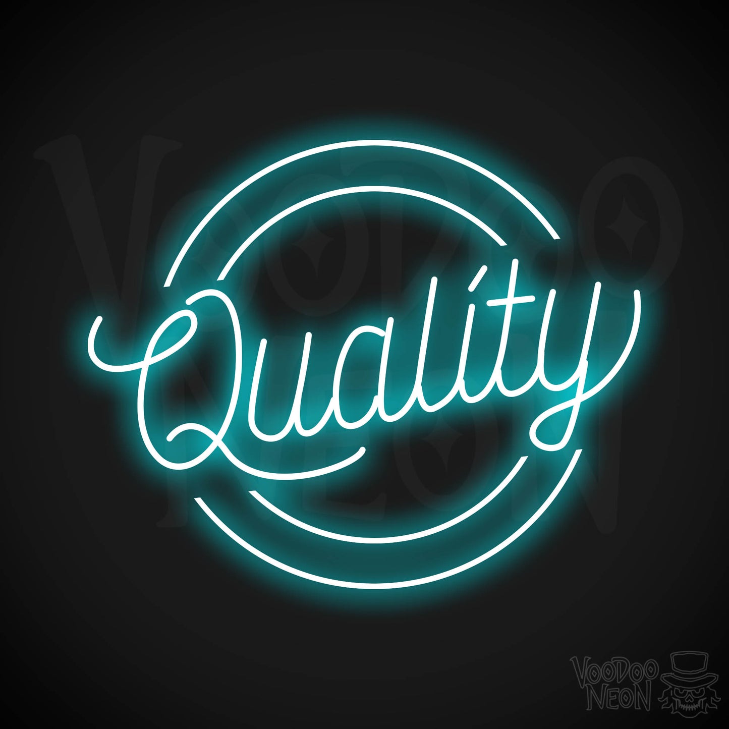 Quality Neon Sign - Ice Blue