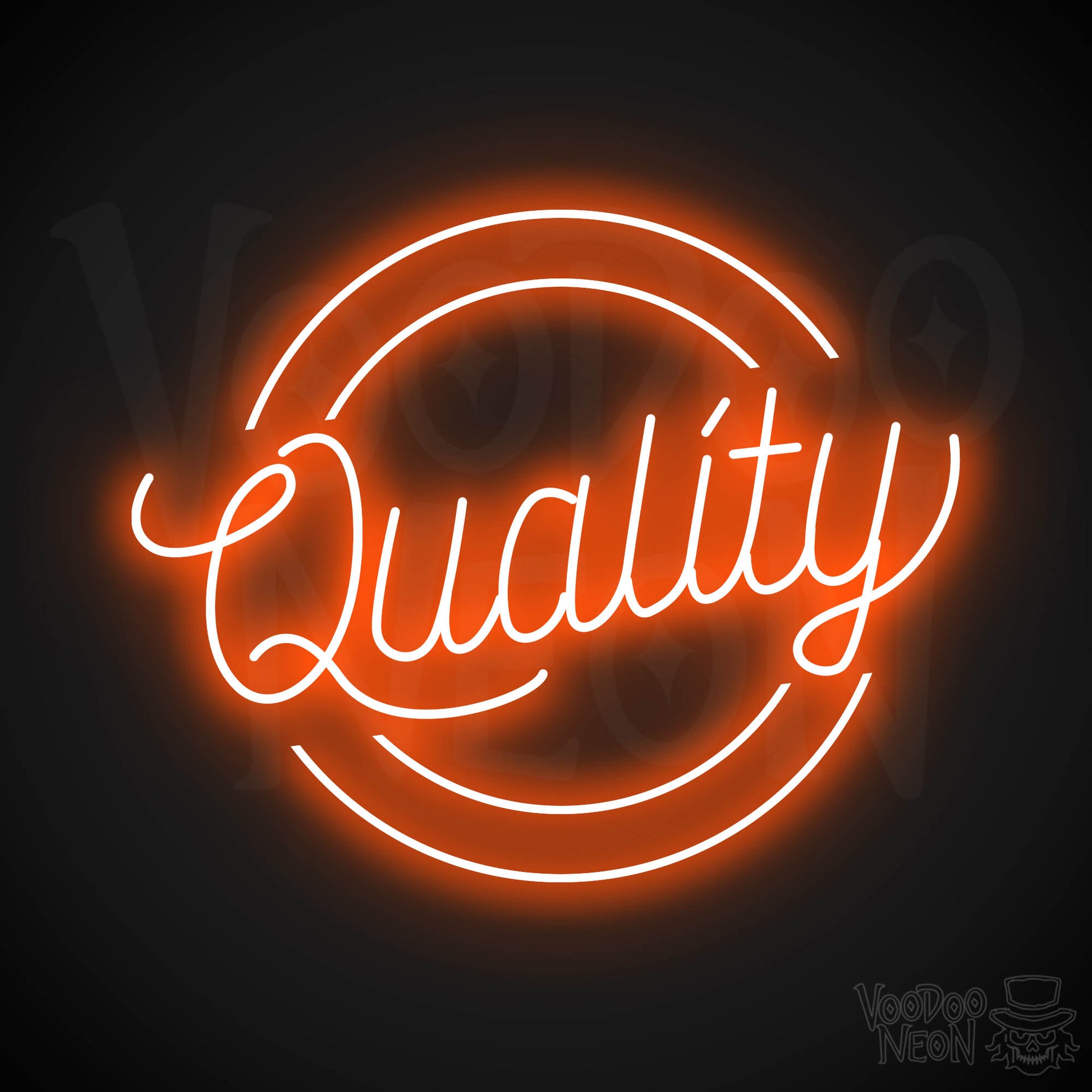 Quality Neon Sign - Orange