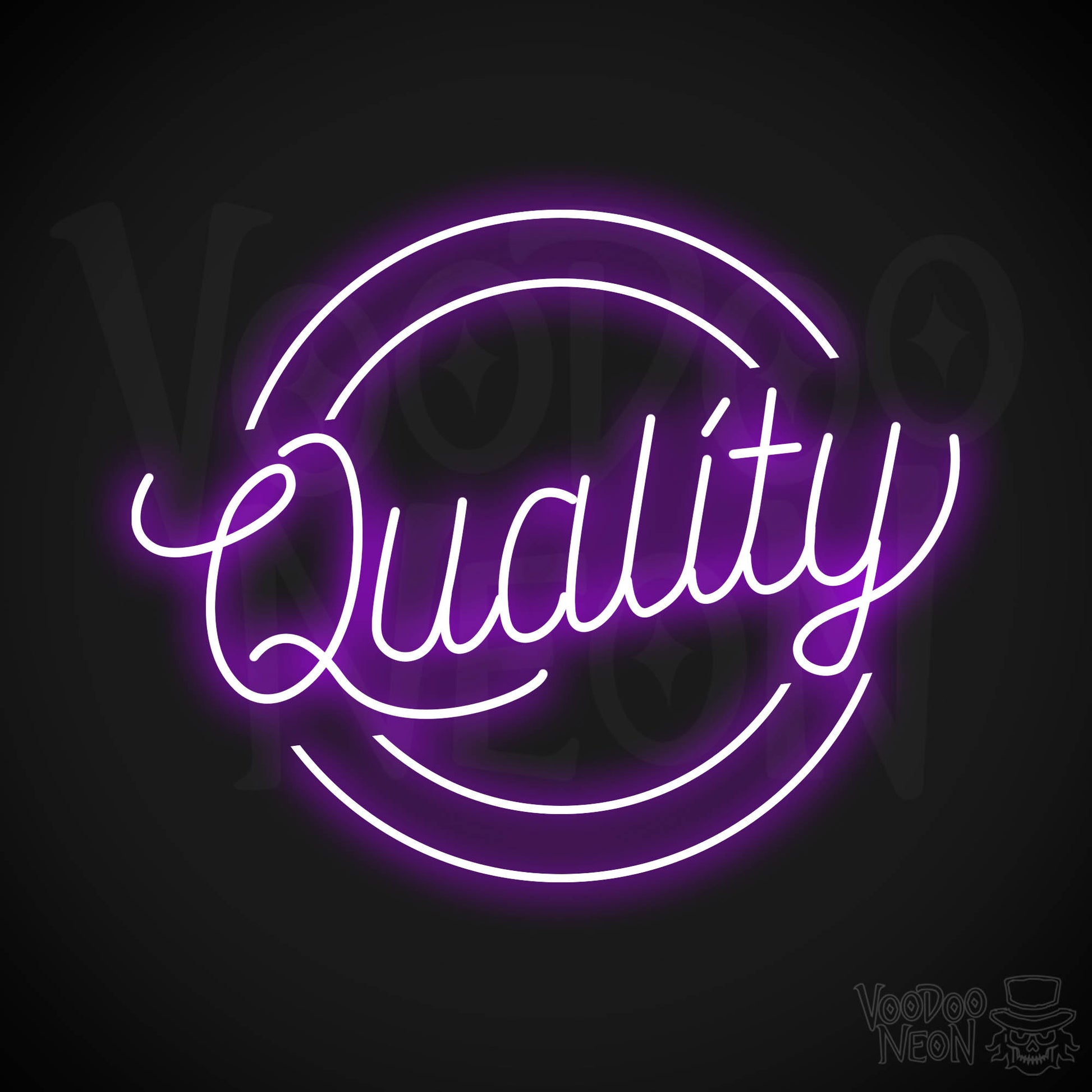 Quality Neon Sign - Purple