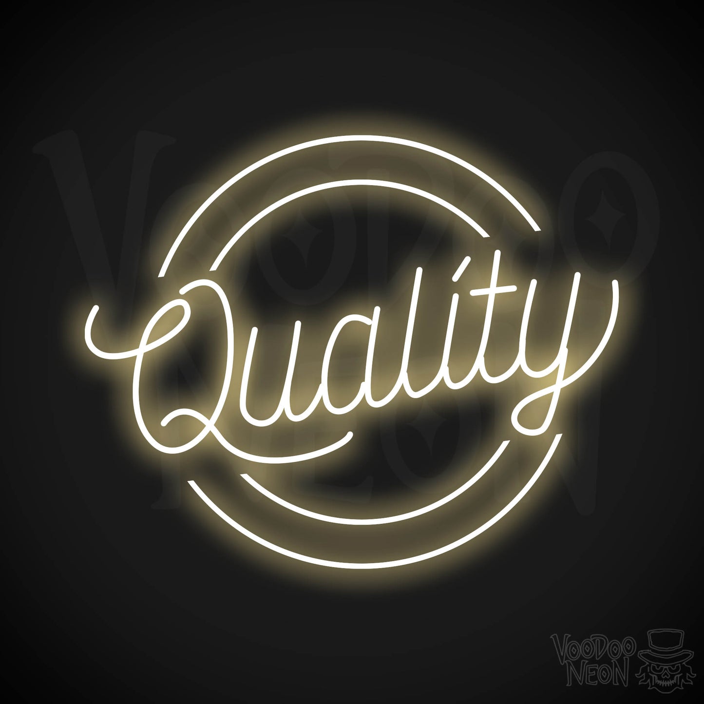 Quality Neon Sign - Warm White