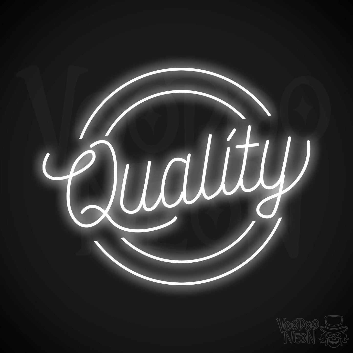 Quality Neon Sign - White