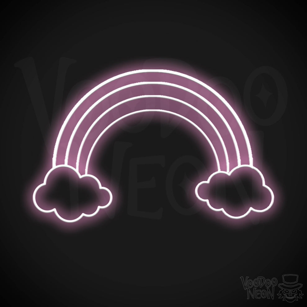 Neon Rainbow Sign | Rainbow Neon Sign | Rainbow LED Wall Art – Voodoo Neon