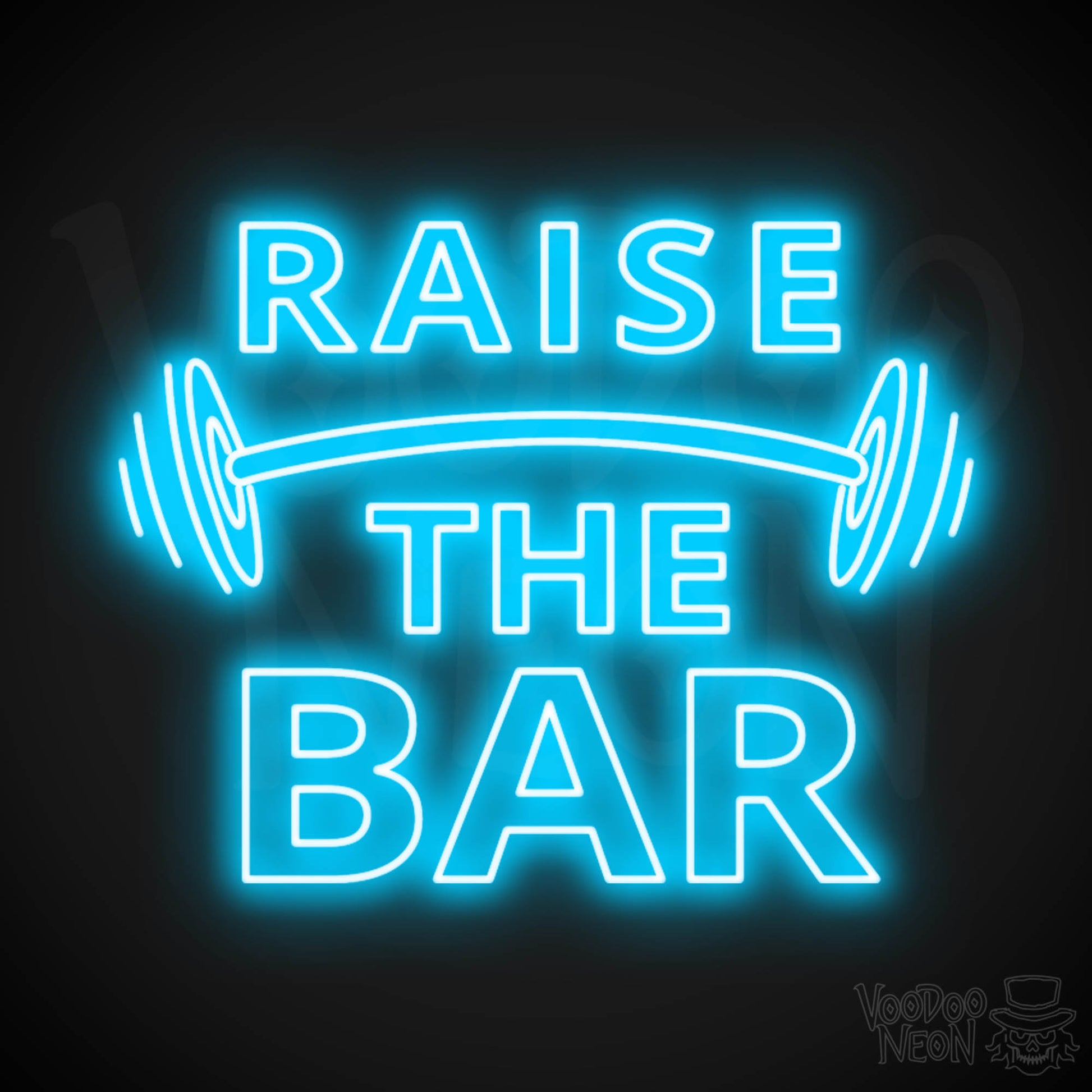 Raise The Bar LED Neon - Dark Blue