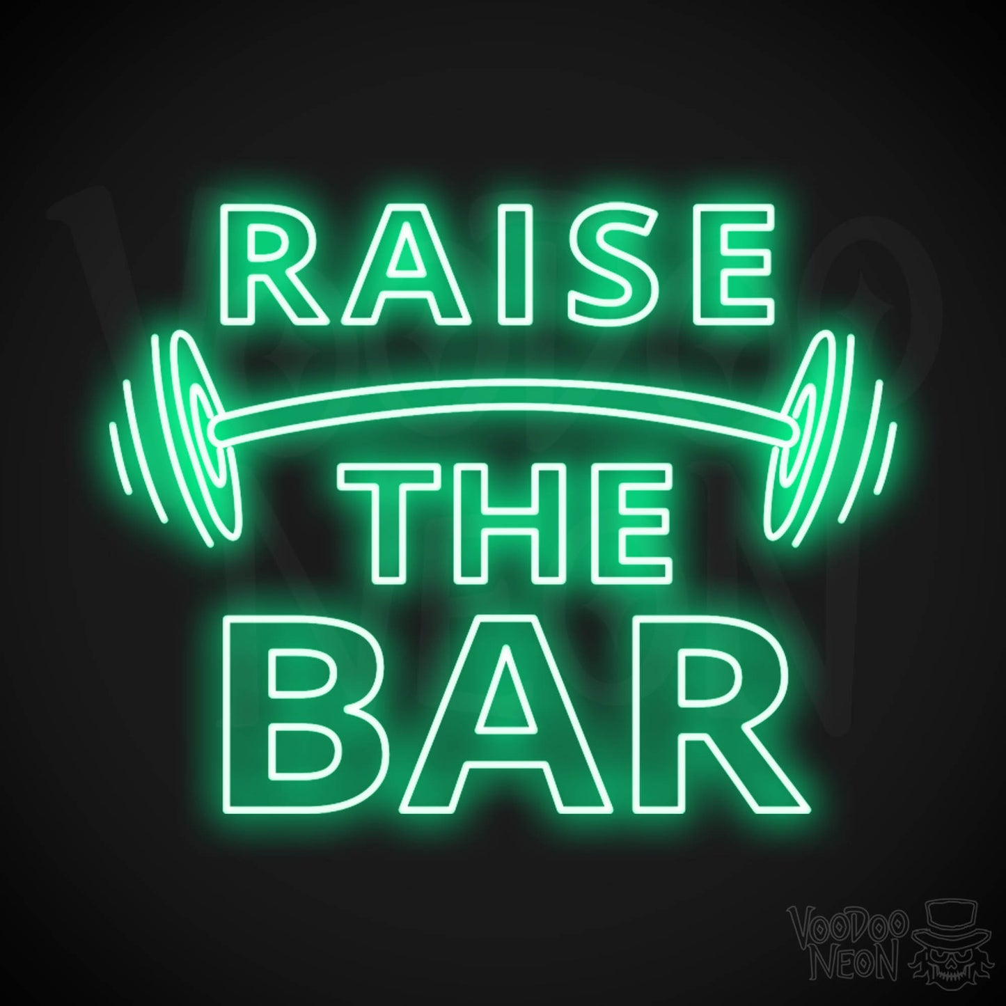 Raise The Bar LED Neon - Green