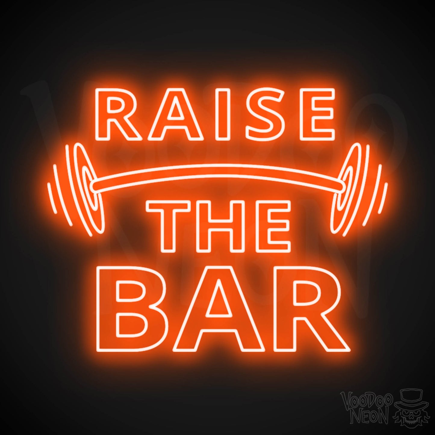 Raise The Bar LED Neon - Orange