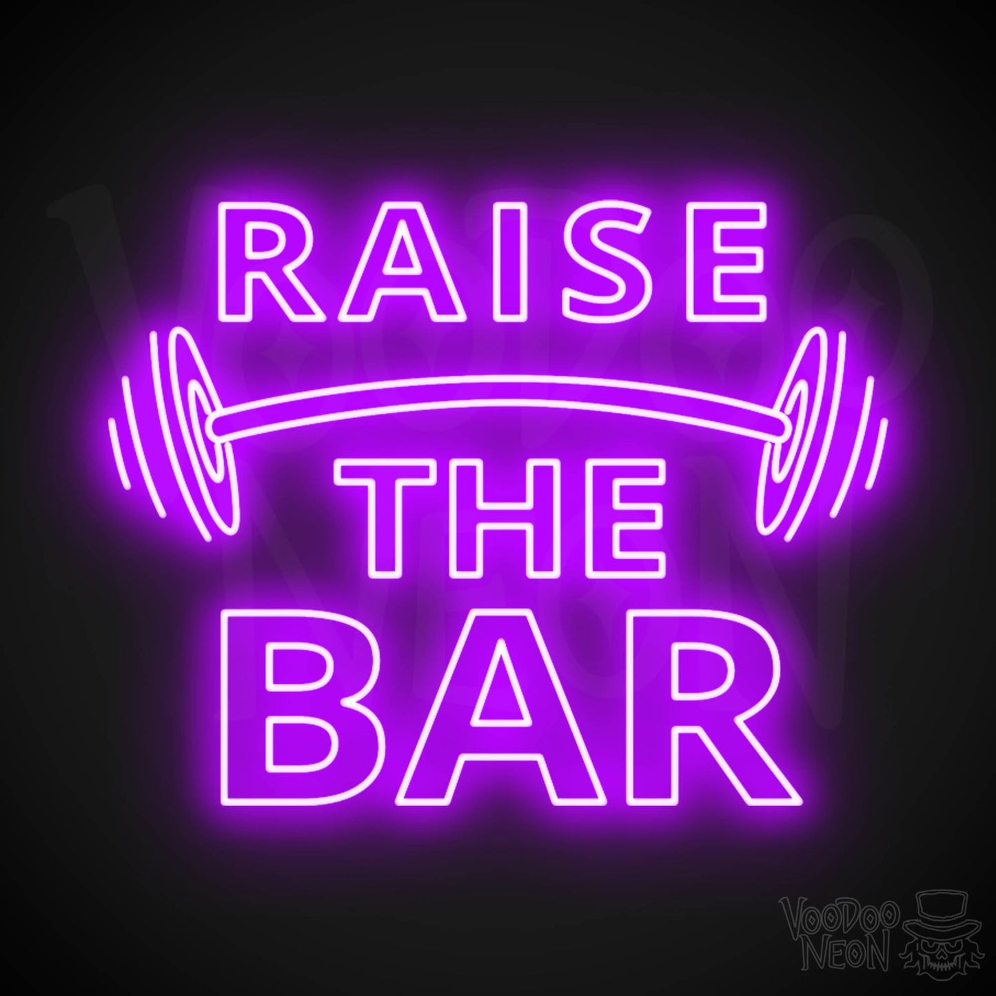 Raise The Bar LED Neon - Purple