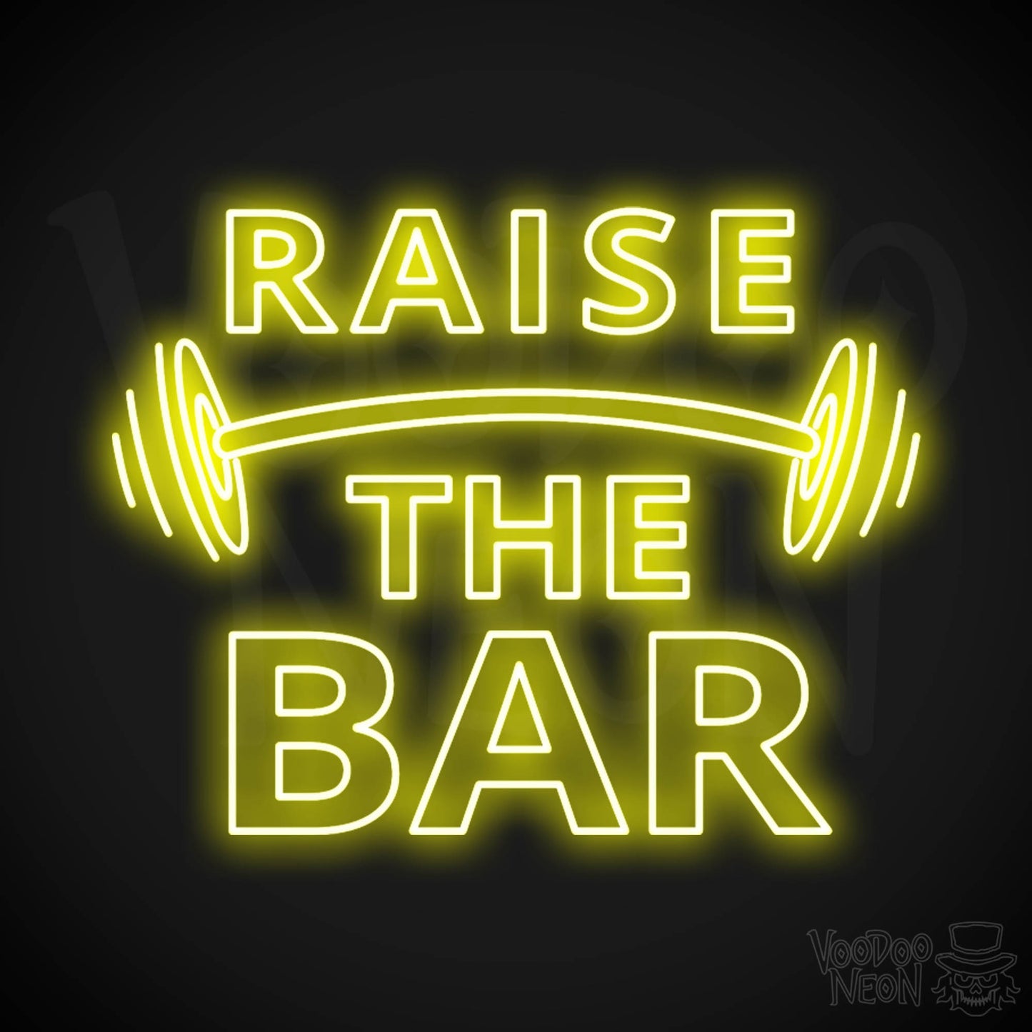 Raise The Bar LED Neon - Yellow