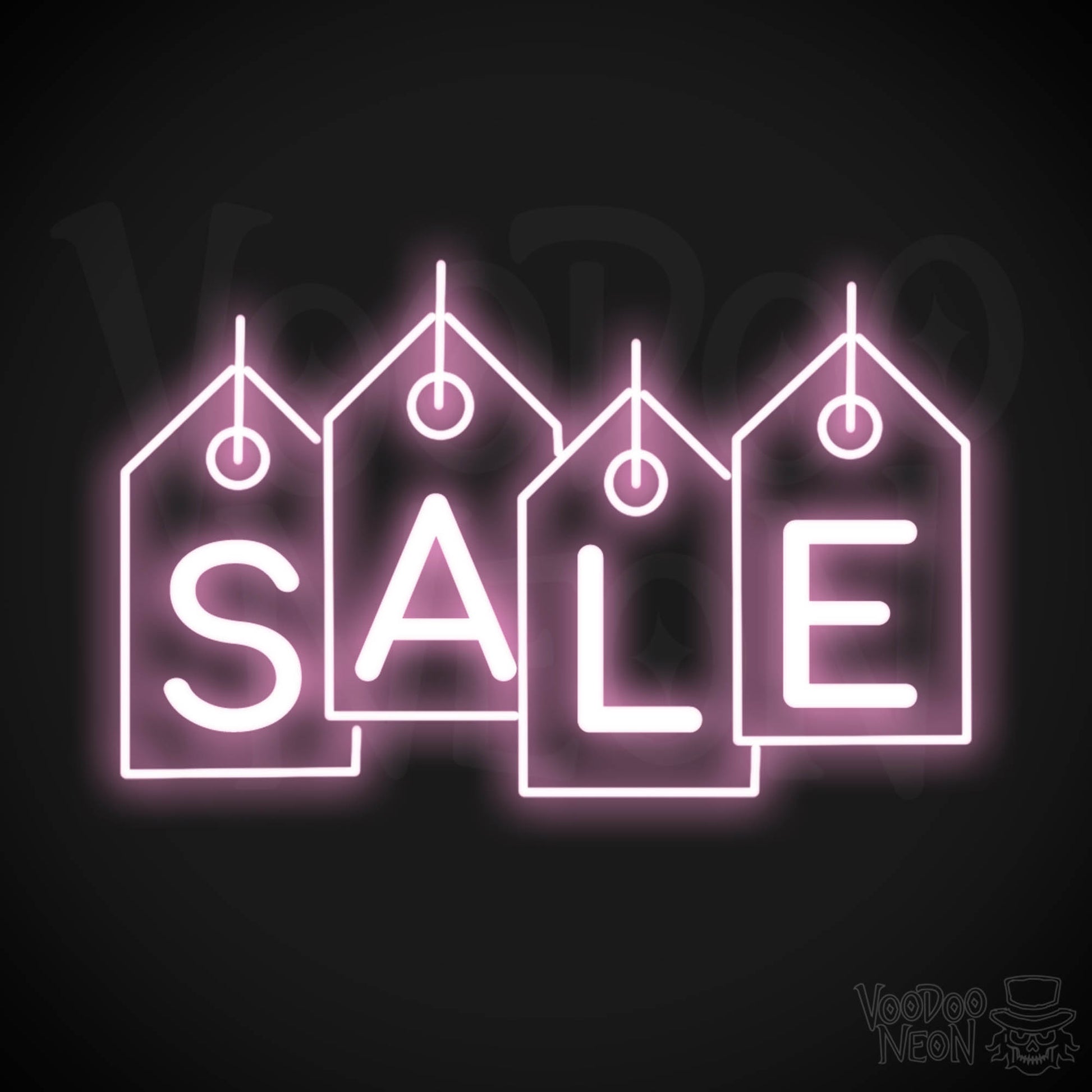 Neon Sale Sign - Sale Neon Sign - LED Sale Sign - Color Light Pink