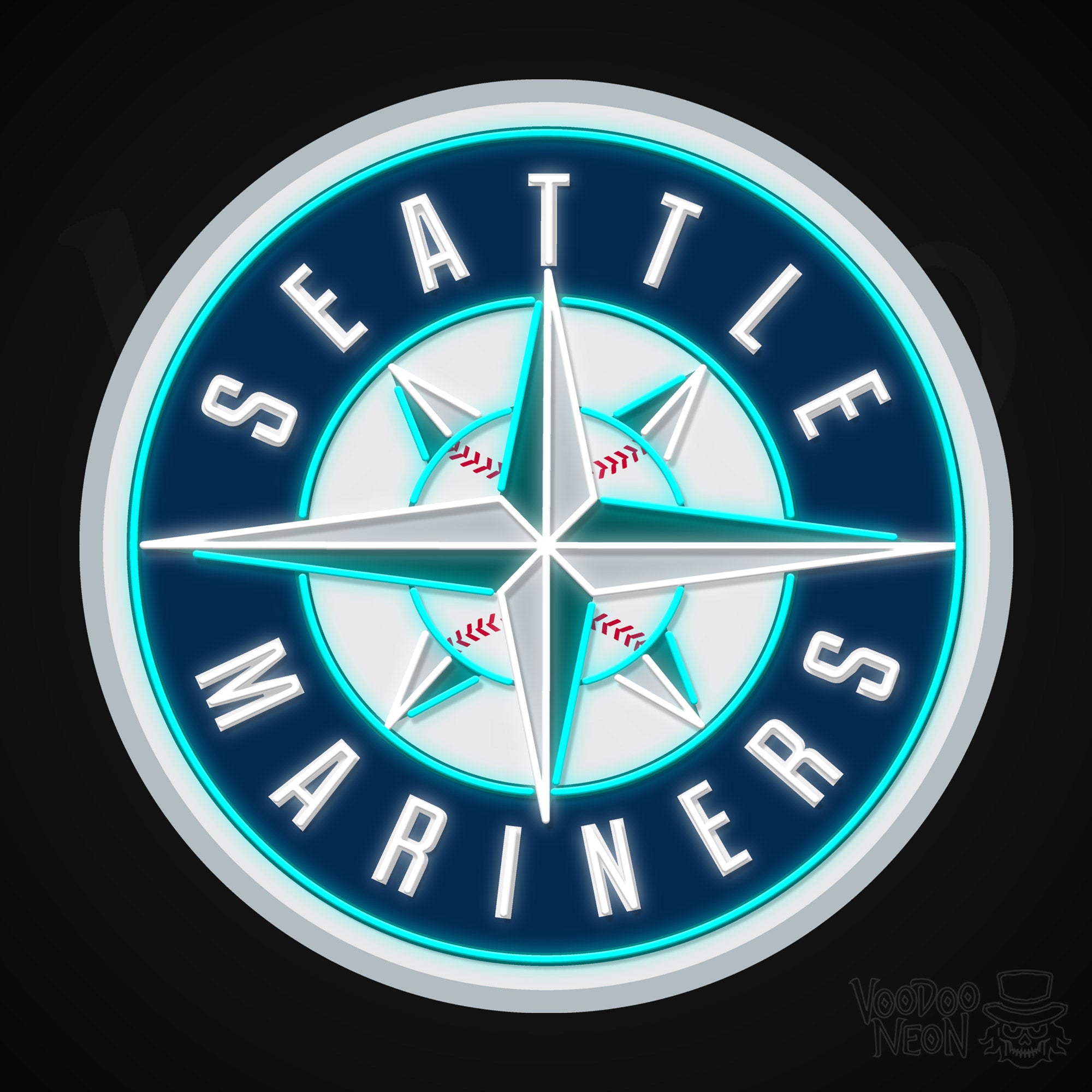 Seattle Mariners Neon Sign - Baseball Neon Sign