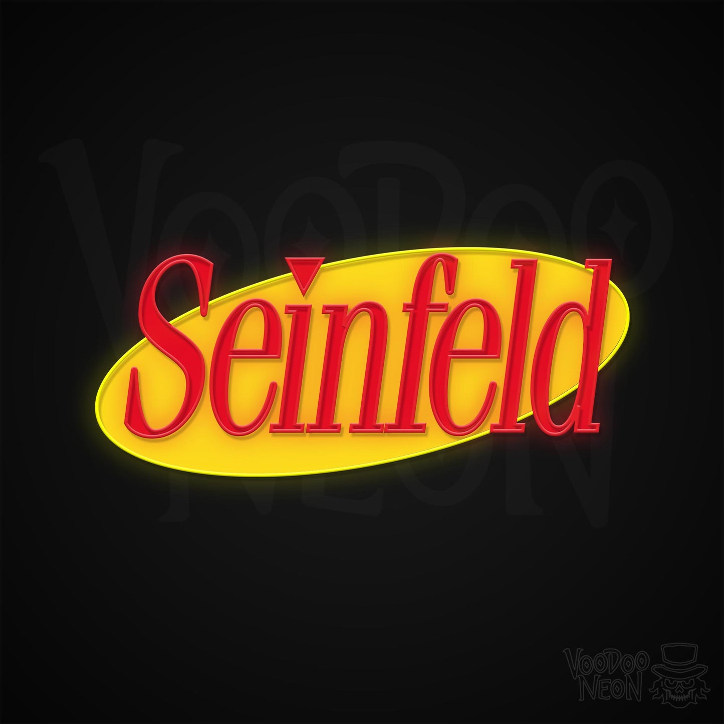 Seinfeld Neon Sign - Multi-Color - Blackwall