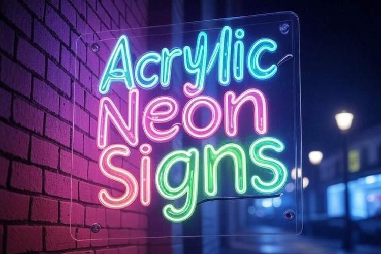 Acrylic neon signs