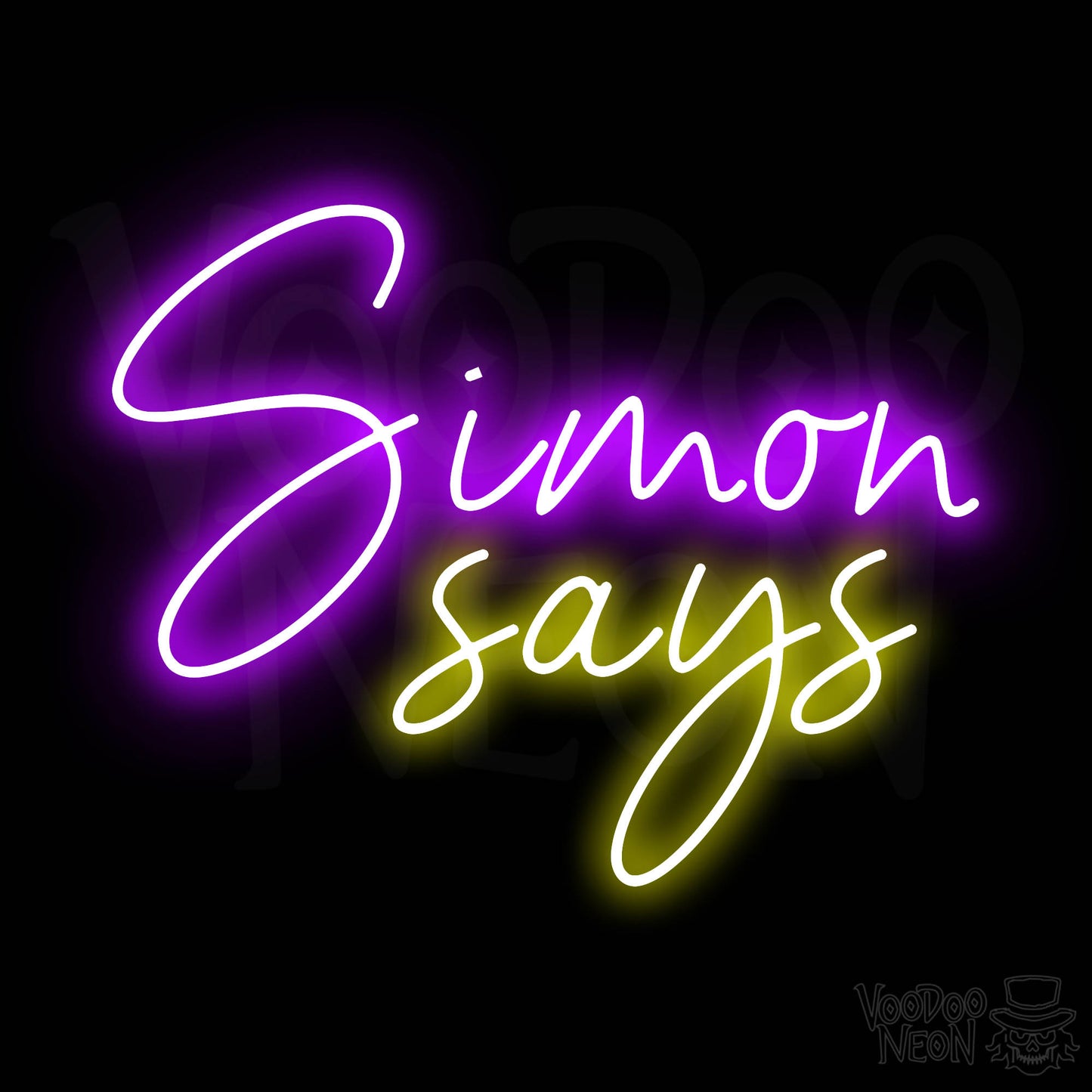 Simon Says Neon Sign - Multi-Color