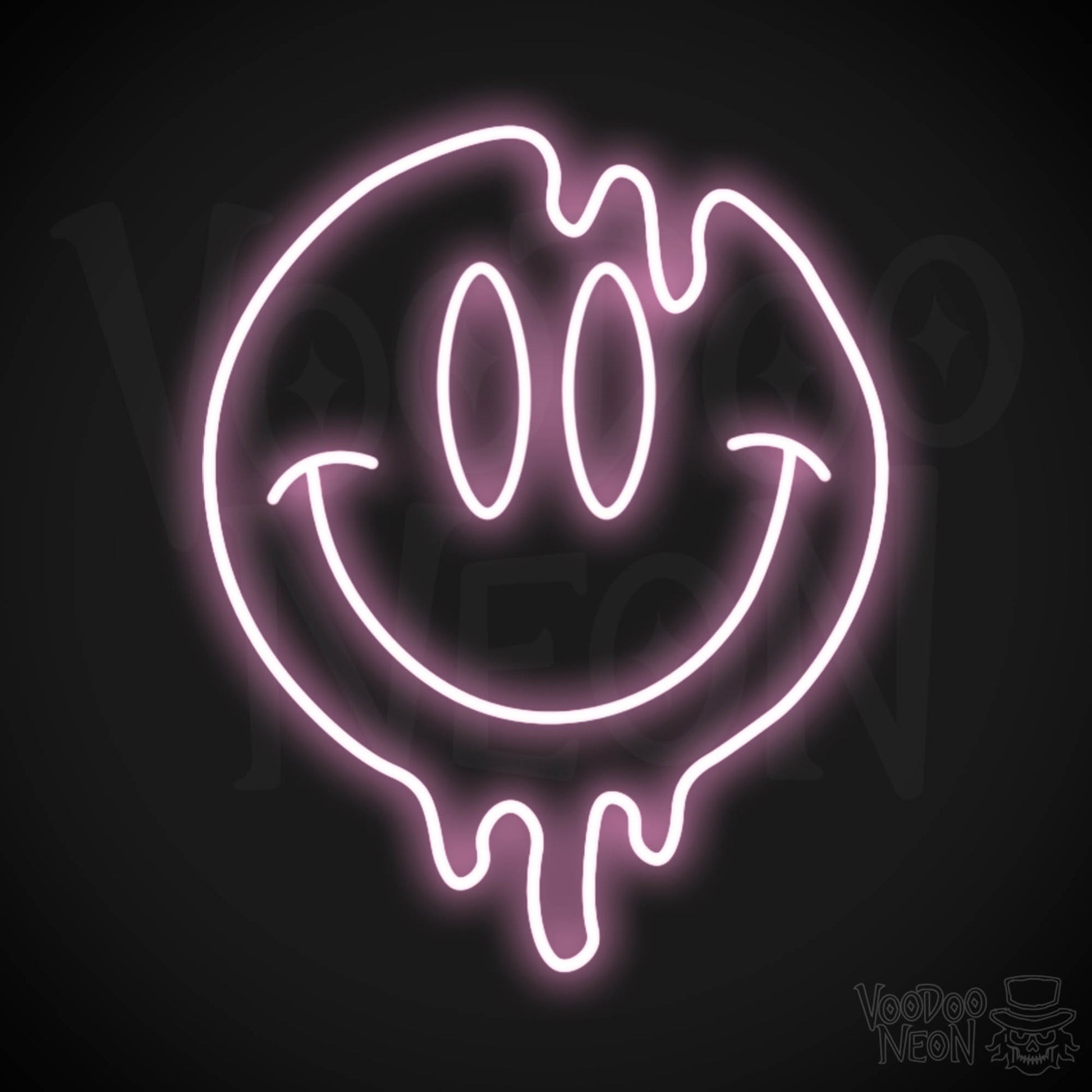 Smile Neon Sign - Neon Smile Sign - Neon Wall Art - Color Light Pink