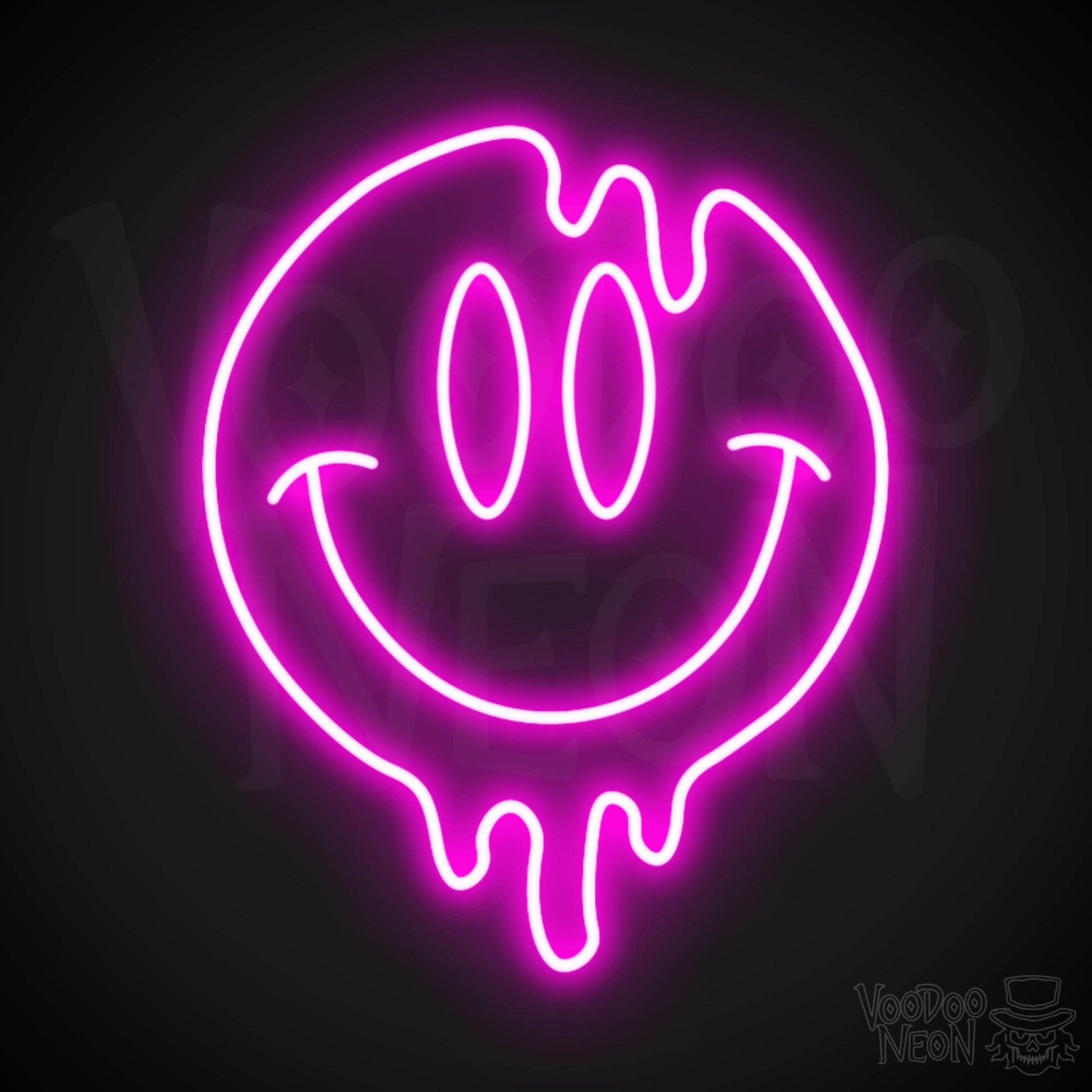 Smile Neon Sign - Neon Smile Sign - Neon Wall Art - Color Pink