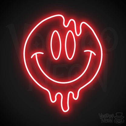 Smile Neon Sign - Neon Smile Sign - Neon Wall Art - Color Red