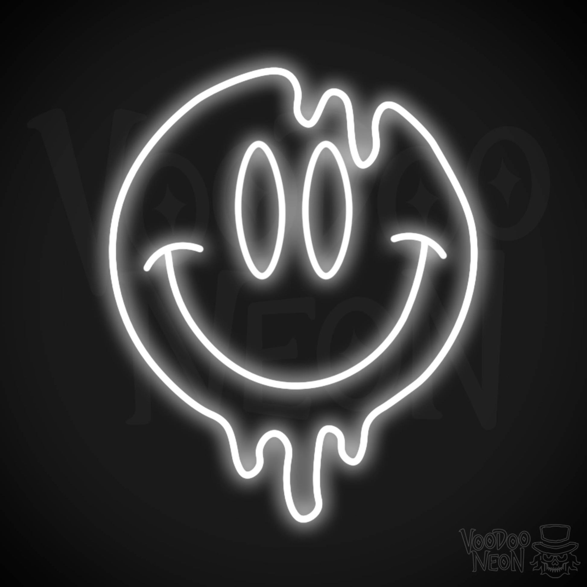 Smile Neon Sign - Neon Smile Sign - Neon Wall Art - Color White