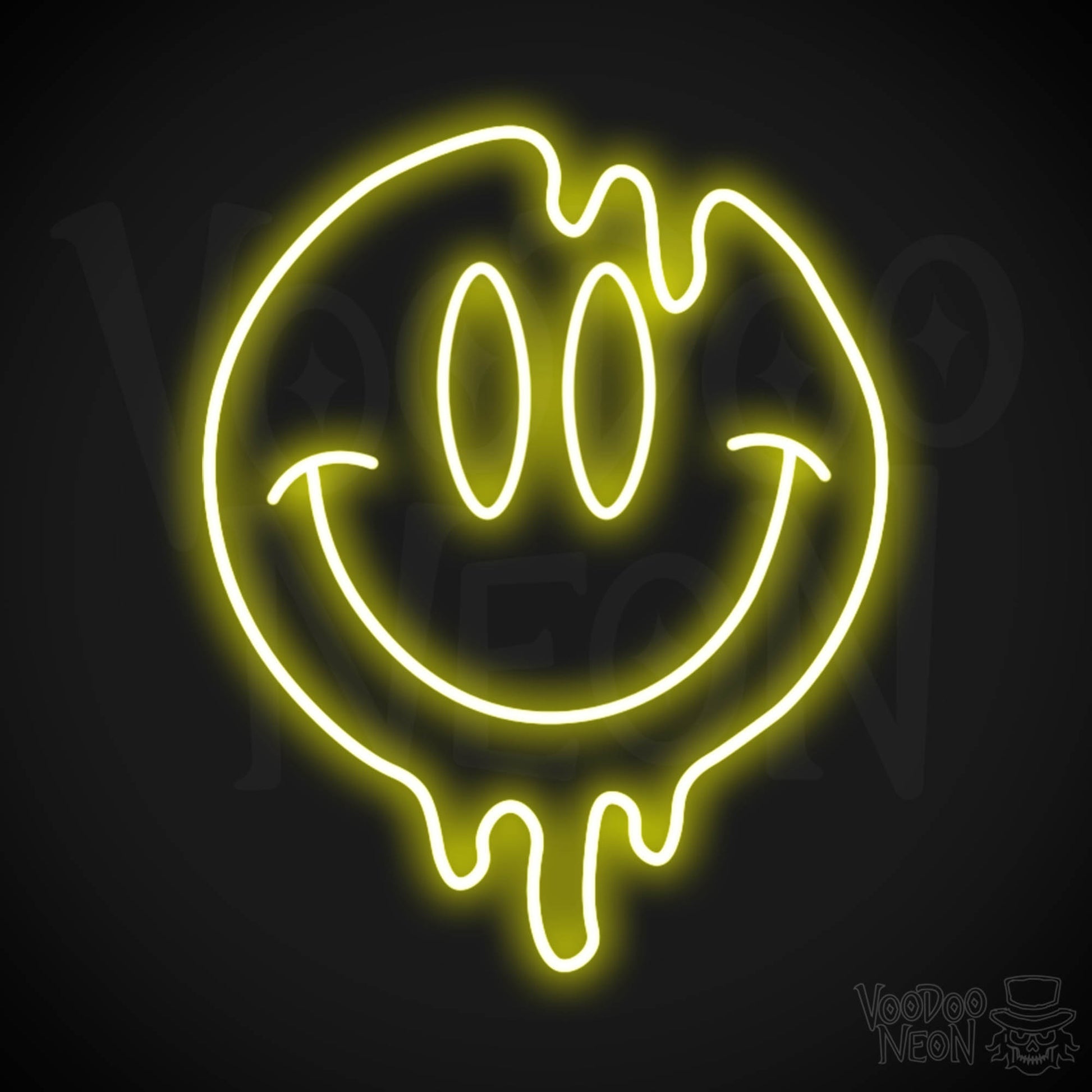 Smile Neon Sign - Neon Smile Sign - Neon Wall Art - Color Yellow