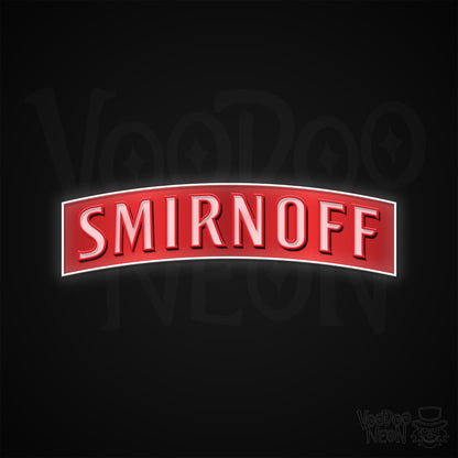 Smirnoff Neon Sign - Multi-Color - Blackwall