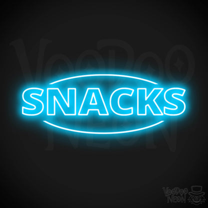 Snacks LED Neon - Dark Blue