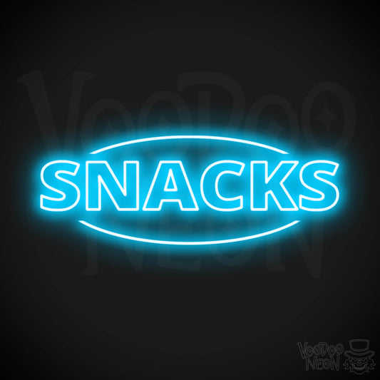 Snacks LED Neon - Dark Blue