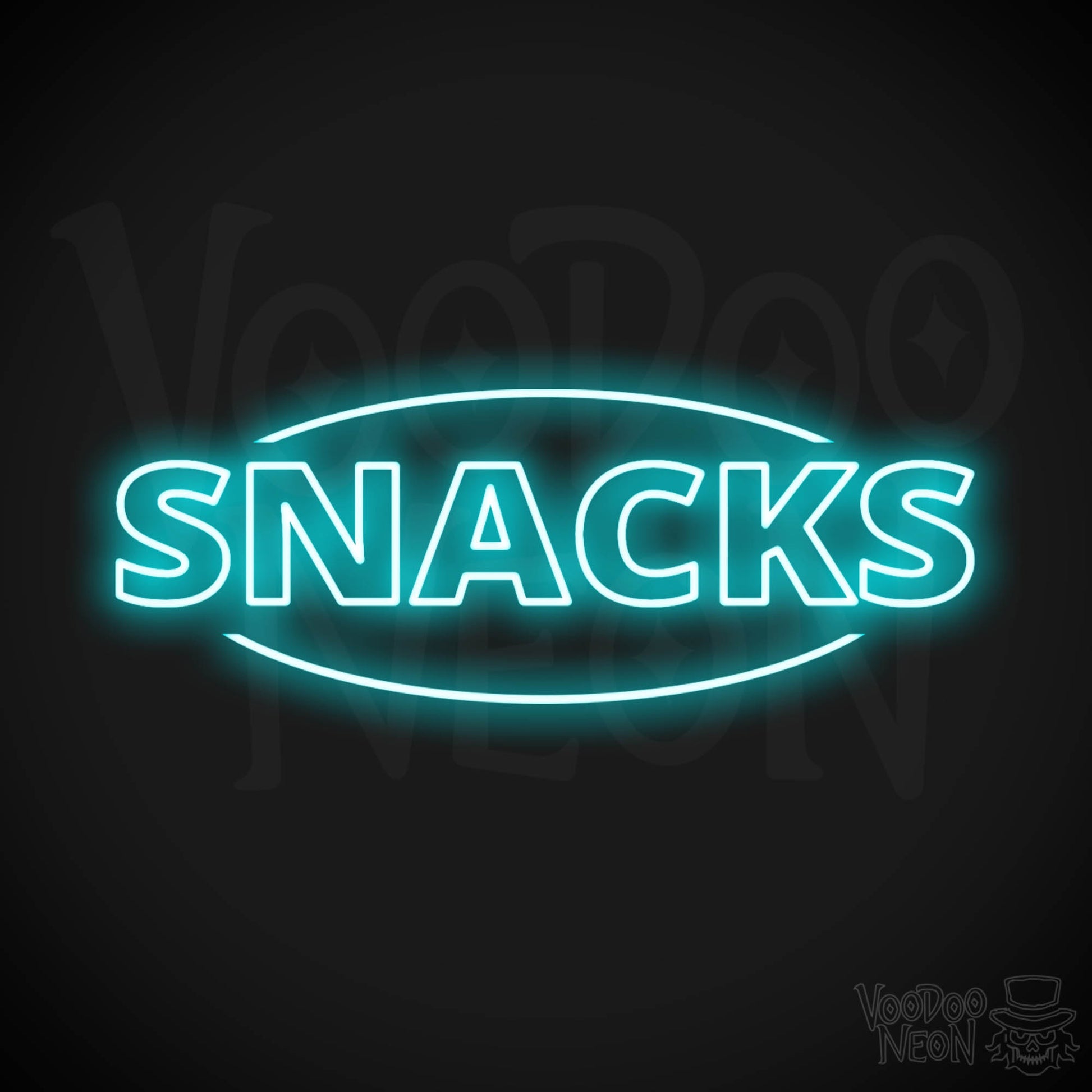 Snacks LED Neon - Ice Blue