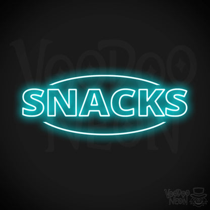 Snacks LED Neon - Ice Blue