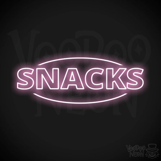 Snacks LED Neon - Light Pink