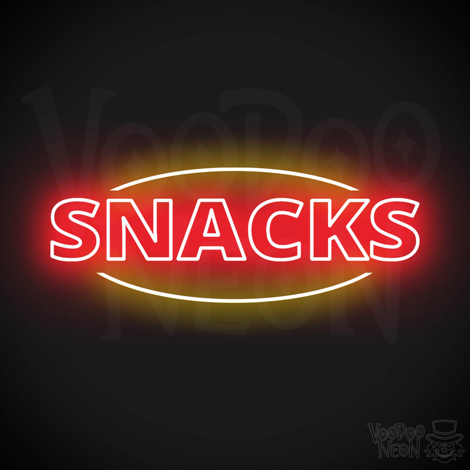 Snacks Neon Sign