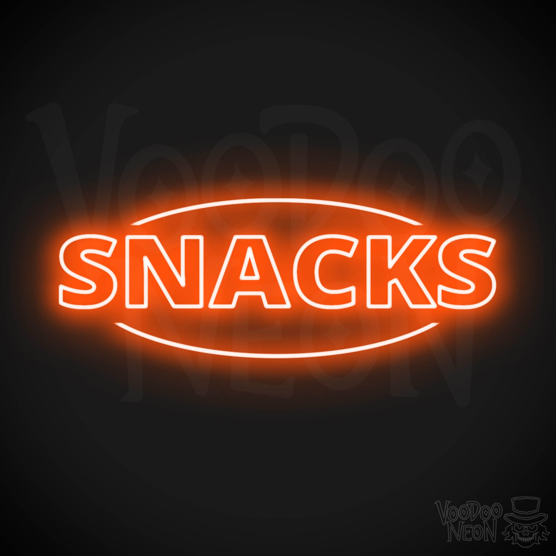 Snacks LED Neon - Orange