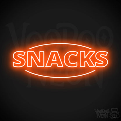 Snacks LED Neon - Orange