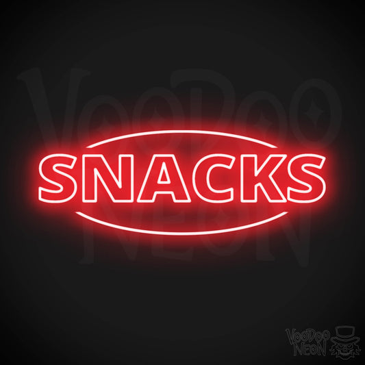 Snacks LED Neon - Red