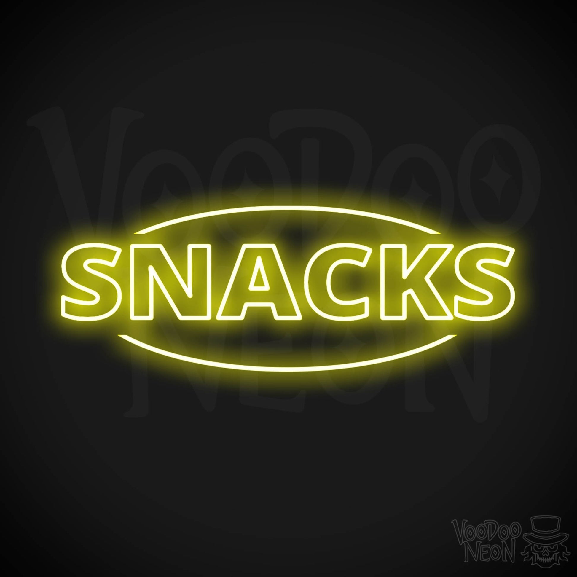 Snacks LED Neon - Yellow