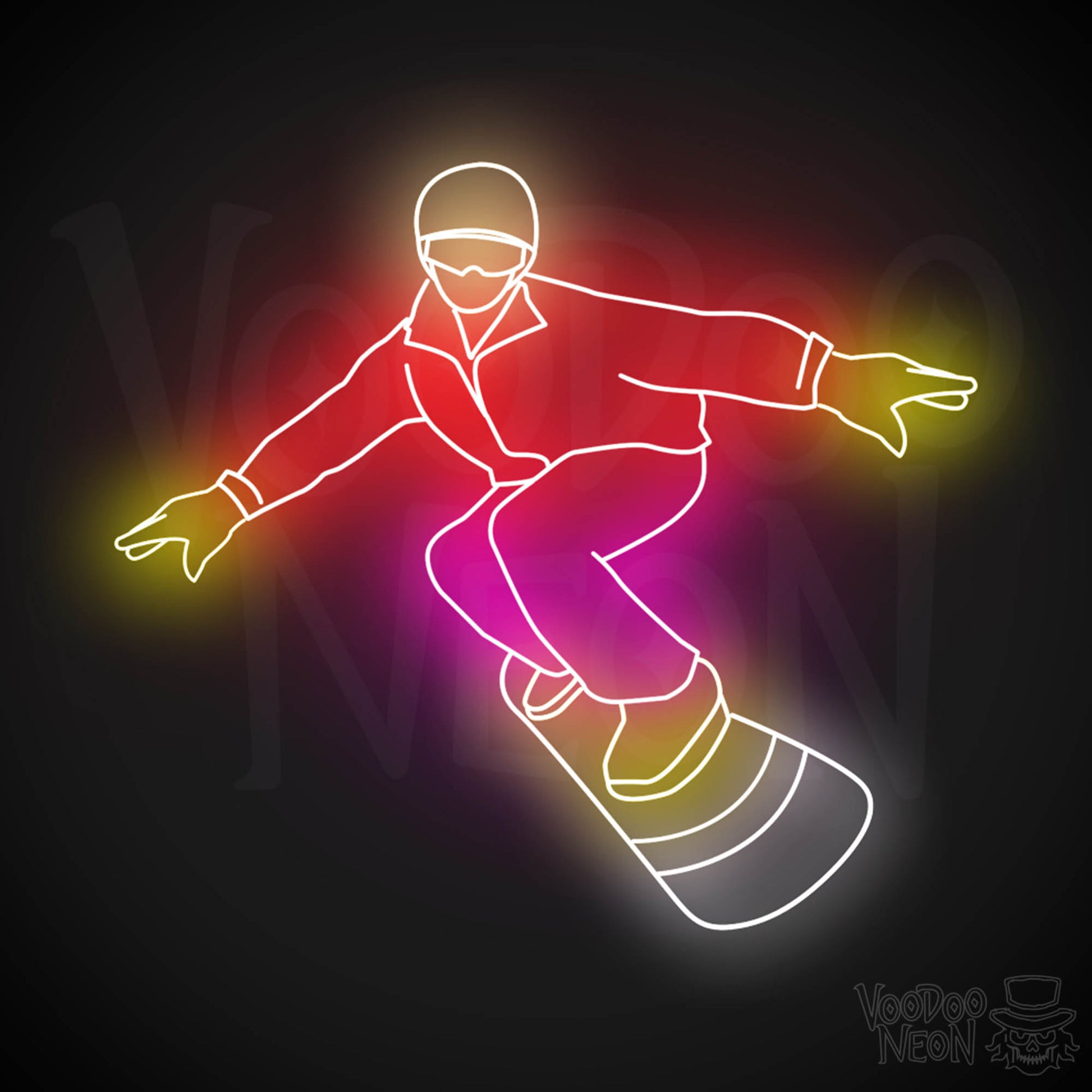 Snowboarding LED Neon - Multi-Color