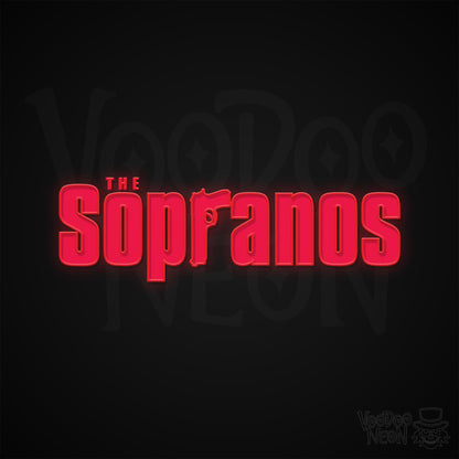 Sopranos Neon Sign - Multi-Color - Blackwall