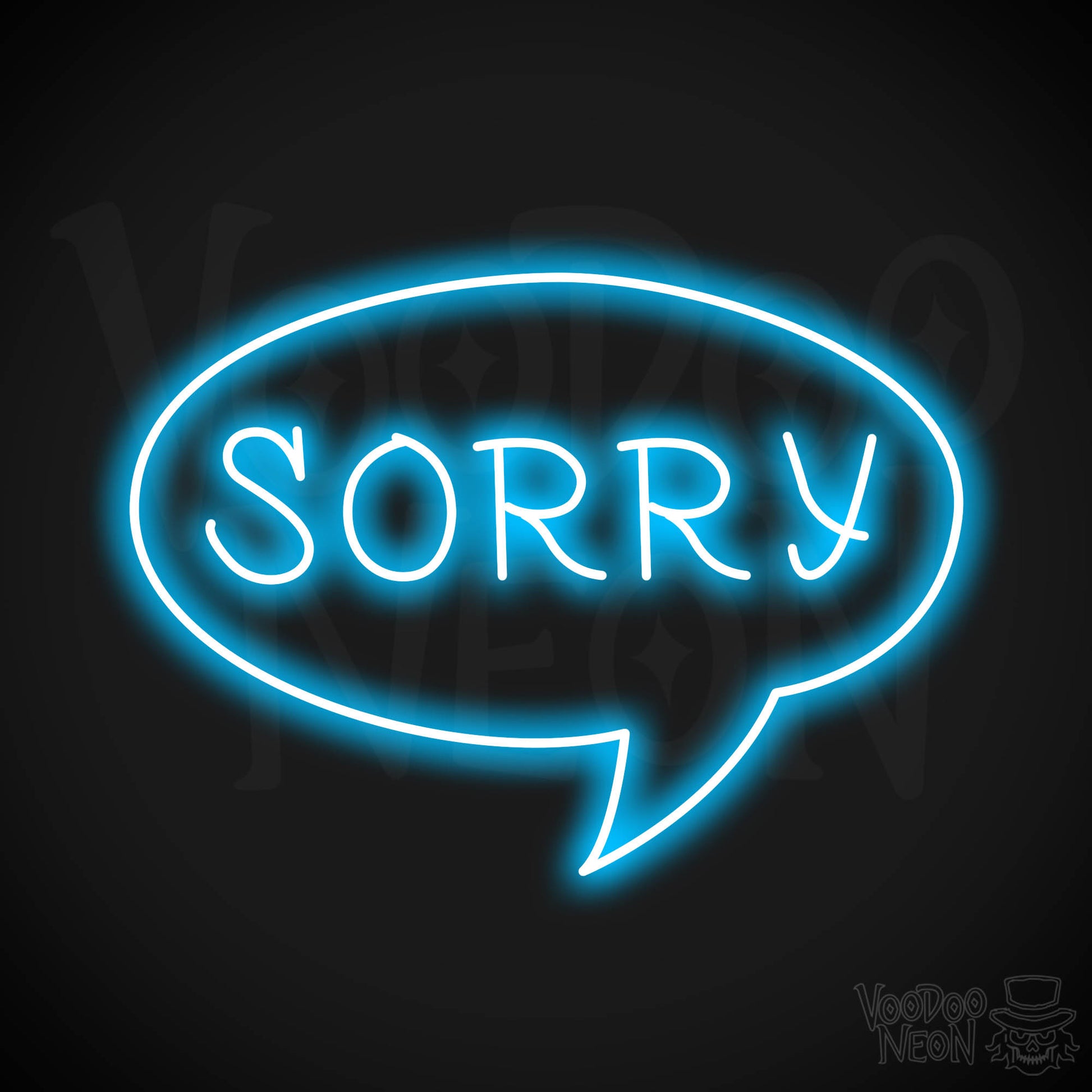 Sorry LED Neon - Dark Blue