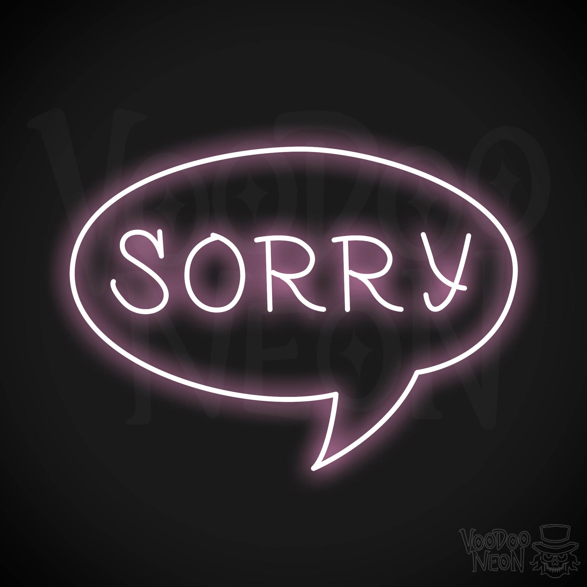 Sorry LED Neon - Light Pink