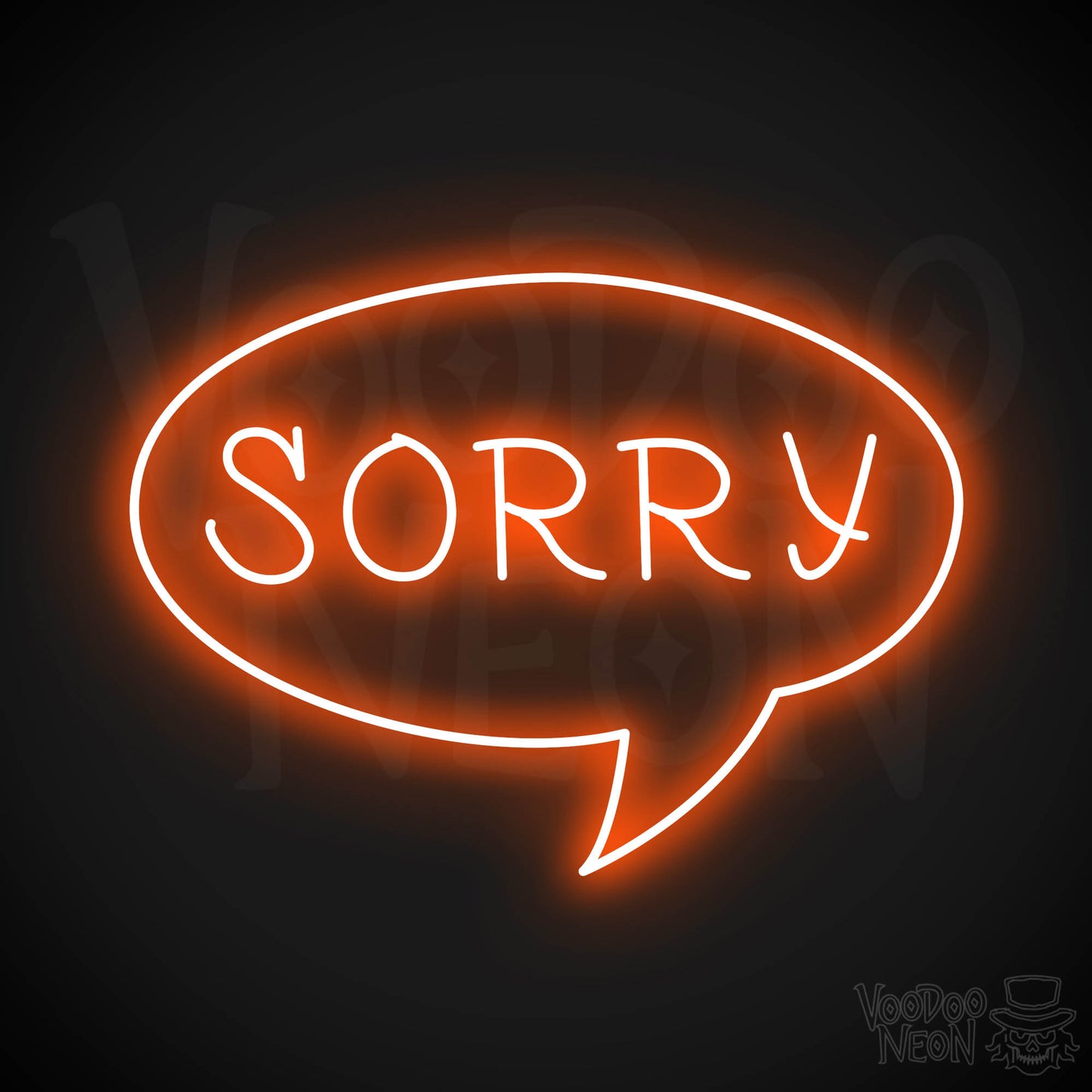 Sorry LED Neon - Orange