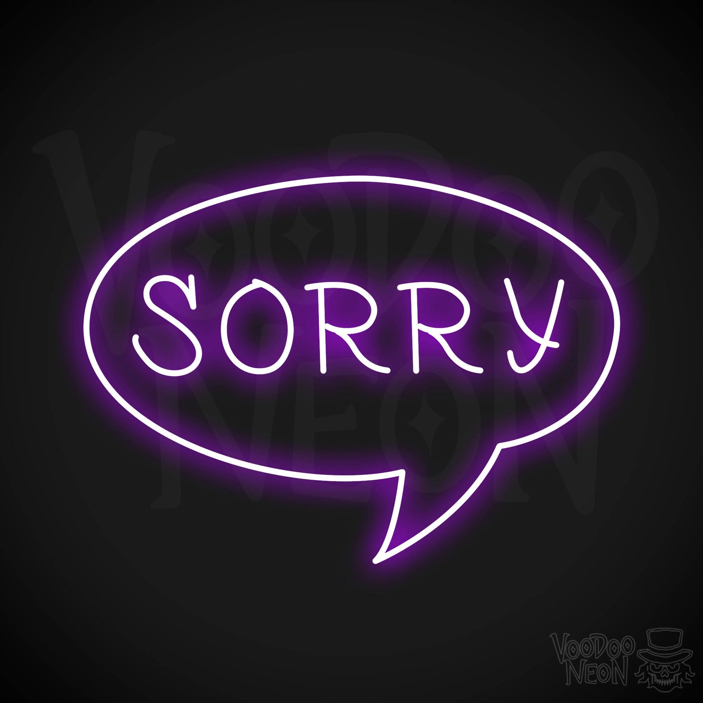 Sorry LED Neon - Purple