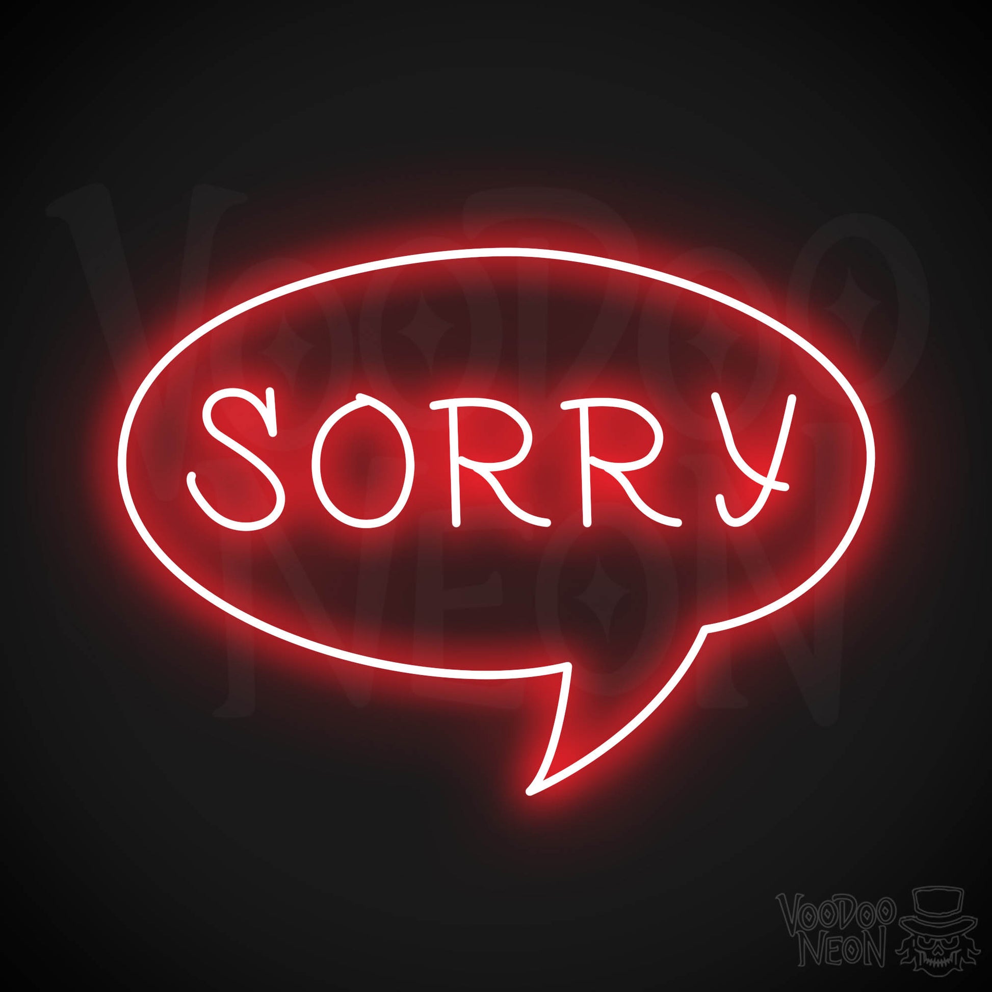 Sorry LED Neon - Red