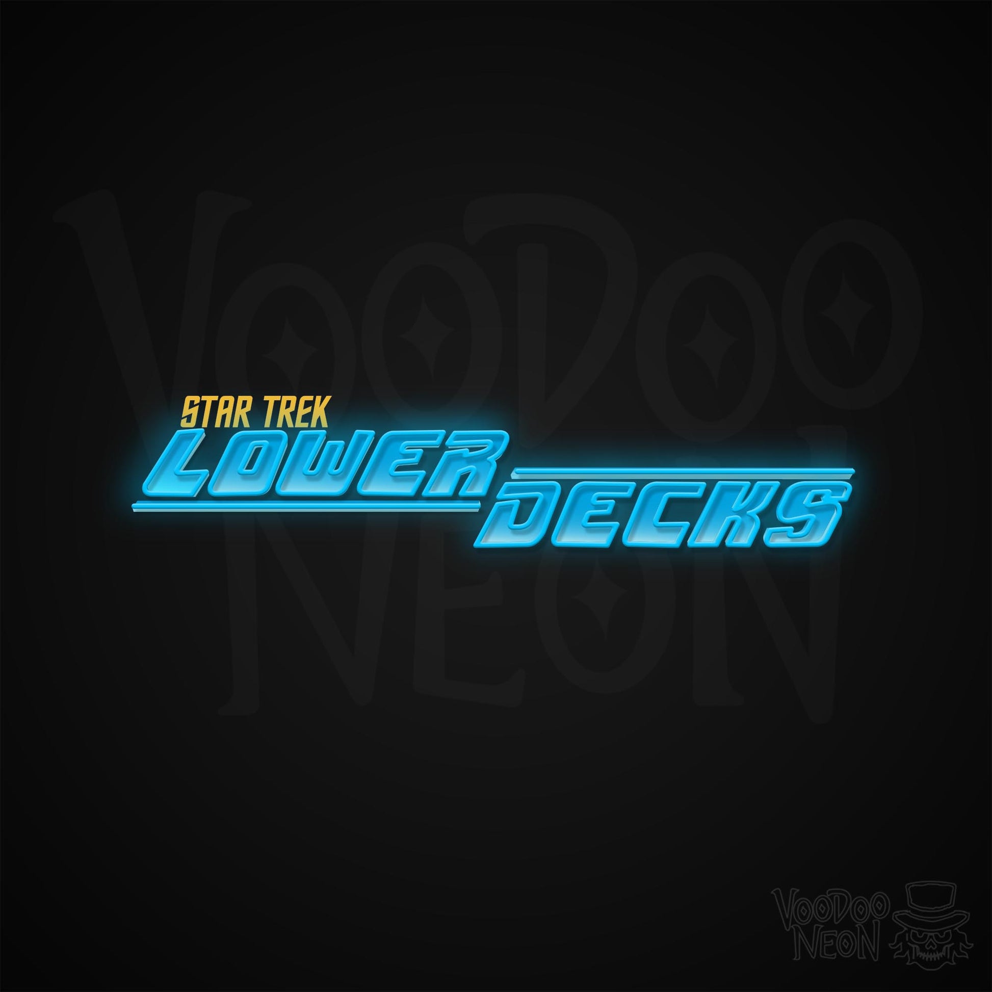 Trek Lower Lower Decks Free Star Trek Lower Decks Neon Sign Free