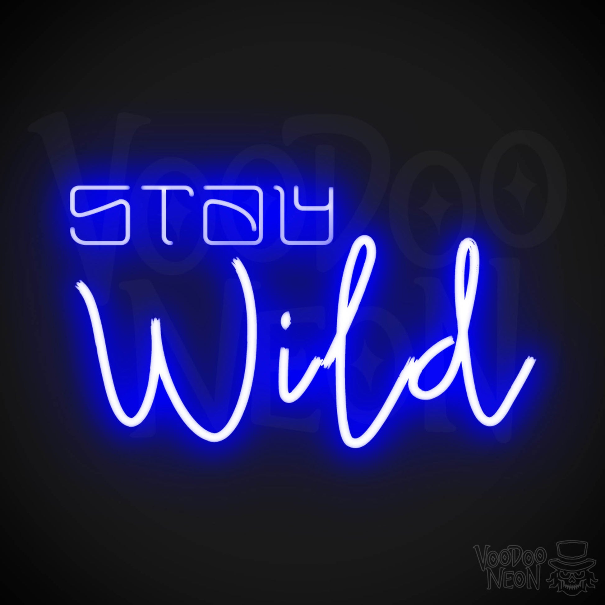 Stay Wild Neon Sign - Neon Stay Wild Sign - LED Sign - Color Multi-Color