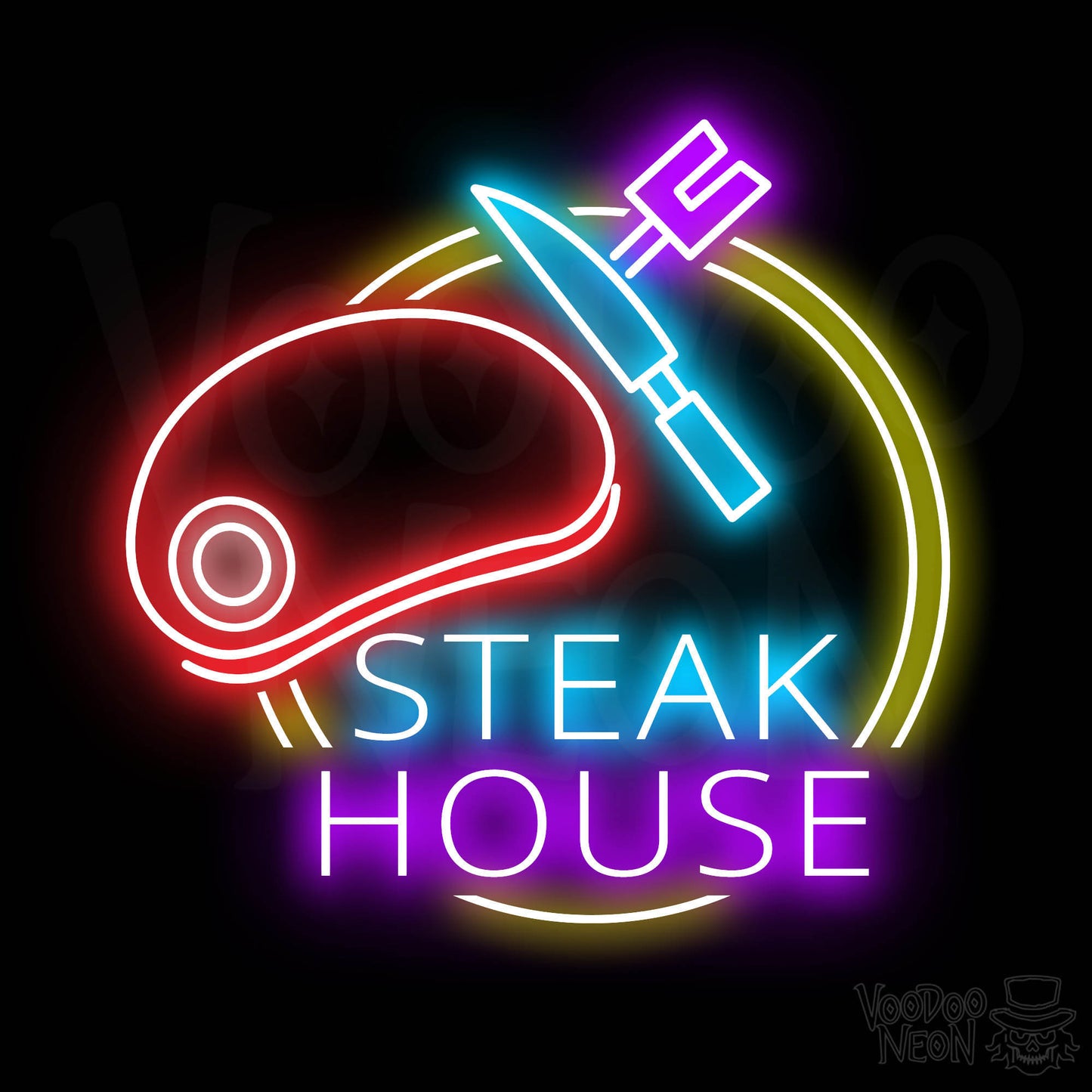 Steakhouse LED Neon - Multi-Color