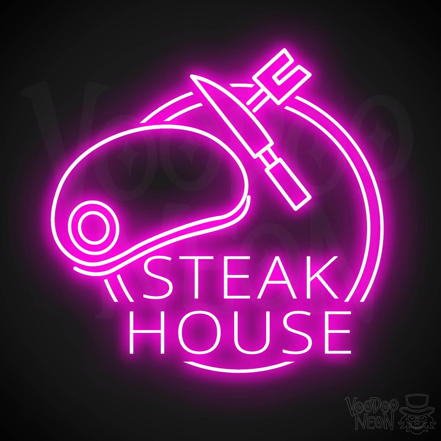 Steakhouse LED Neon - Pink